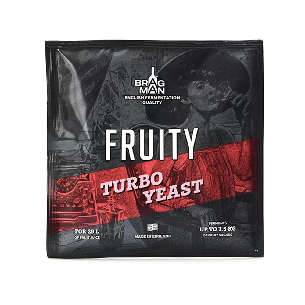 Дрожжи спиртовые Bragman Fruity Turbo 72г