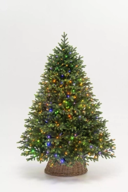 Искусственная елка Венецианская 210 см., 510 мульти/теплых белых Led ламп (2в1), Литая хвоя+ПВХ, ЕлкиТорг (175210)