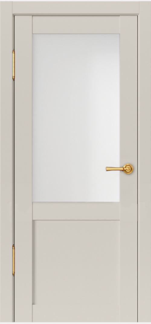 Дверь межкомнатная КЛАССИКА Лайт 2 стекло ПВХ