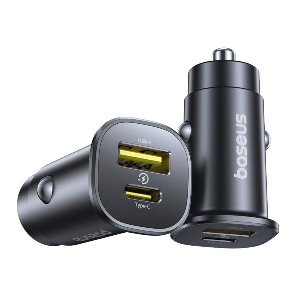 Автомобильная зарядка Baseus GoTrip Car Charger C+U 30W
