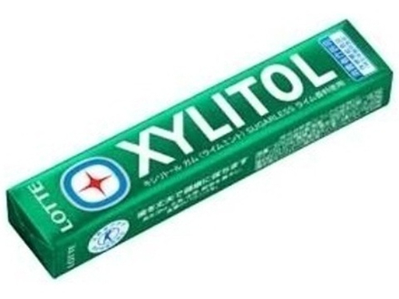 Резинка жевательная Xylitol мятный лайм, Lotte, 21г