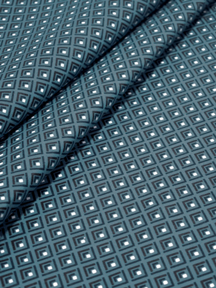 Ткань бязь плательная, рис. "Уголки", ширина 150 см, арт. 802