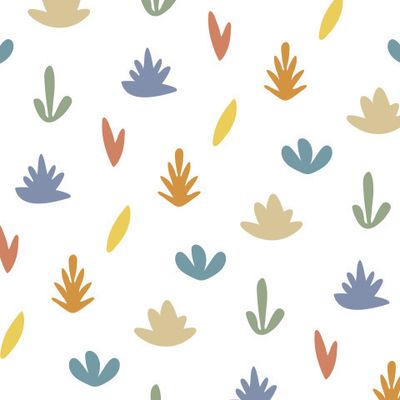 Buy fabric abstract leaves