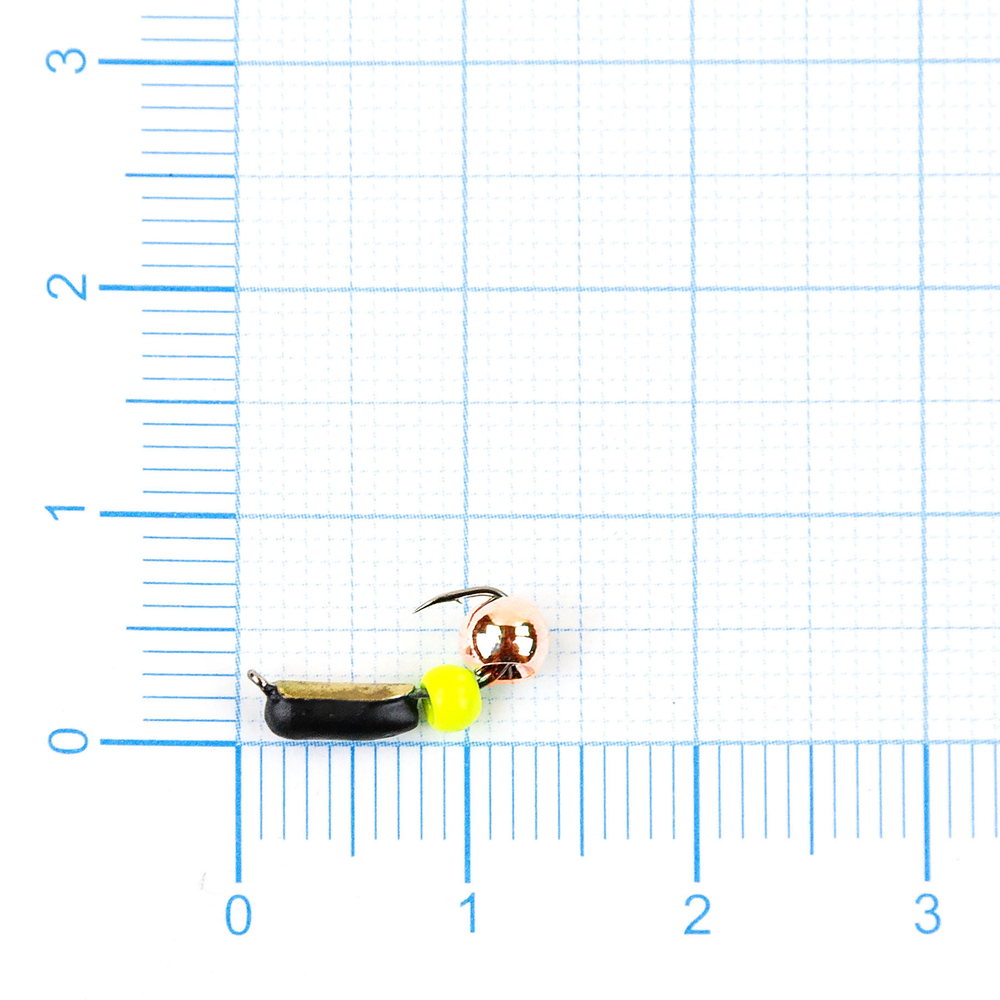 Мормышка Владимирская 615 "Гвоздик Тандем" с коронкой, 2.5мм, 0.7гр (10шт/уп)
