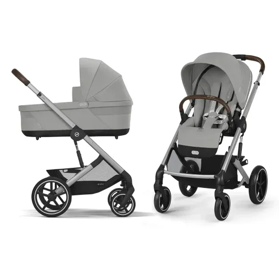 Детская коляска Cybex Balios S Lux SLV 2 в 1 Stone Grey