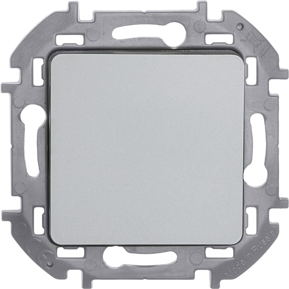Выключатель 1-кл. Inspiria 10А IP20 250В 10AX механизм алюм. IEK 673602