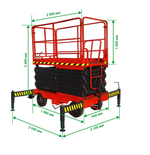 Ножничный подъемник PROLIFT PF1105 (PROLIFT SJY0.5-9) AC/DC