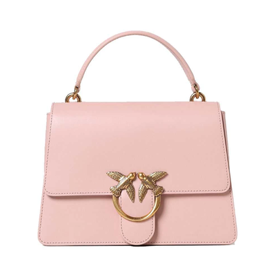 CLASSIC LOVE BAG ONE TOP HANDLE LIGHT SIMPLY – Powder/Gold