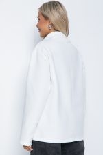 Свитшот Лори (белый) флисовый Б12555-7 LT Collection