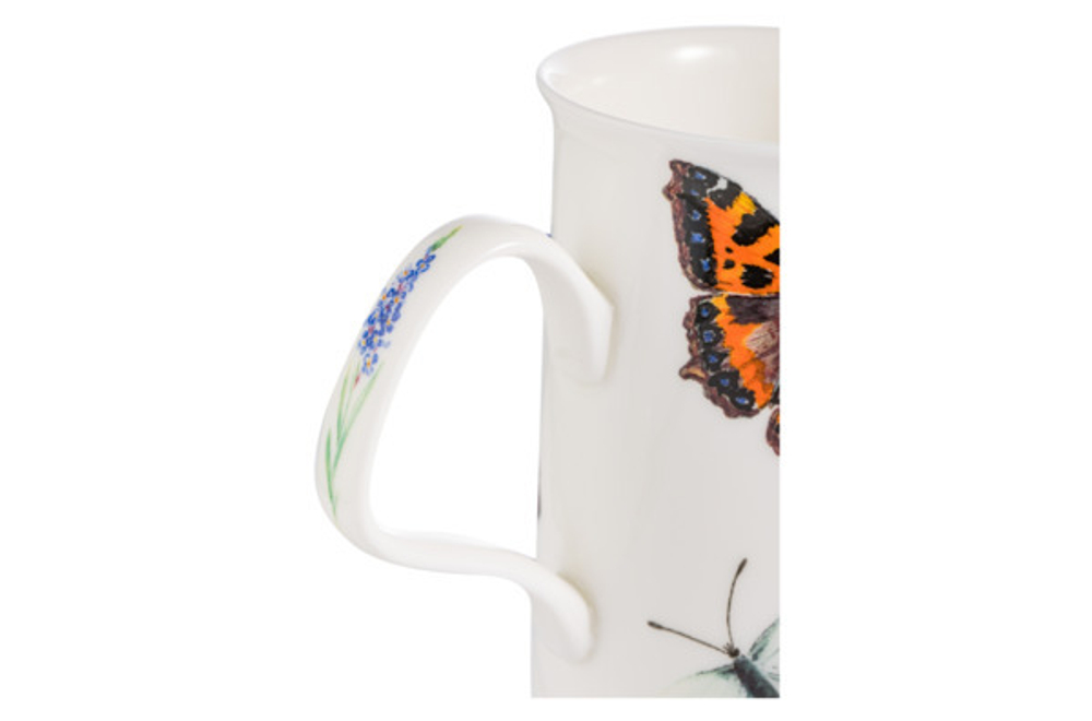 Кружка 320мл Roy Kirkham Сад бабочек Крапивница и Павлиний глаз Ланкастер