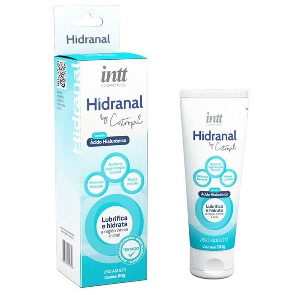 Лубрикант на водной основе с Гиалуроновой кислотой INTT Hidranal 50г