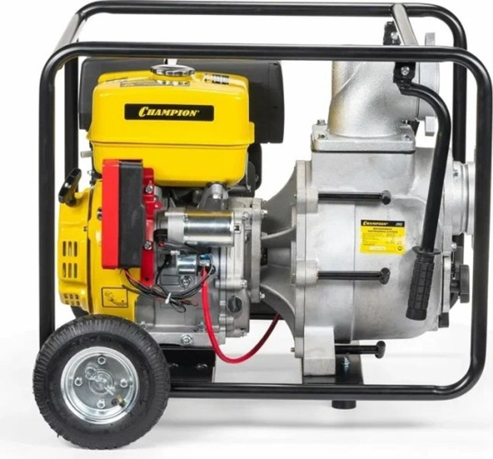 Мотопомпа бензиновая CHAMPION GTP101E для грязной воды