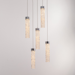 Подвесной светильник MD24030028-5A chrome/clear