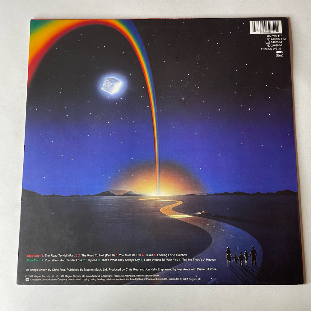 Винтажная виниловая пластинка LP Chris Rea Крис Ри, The Road To Hell (Германия 1989) You Must Be Evil