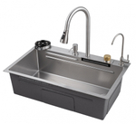 Мойка многофункциональная НЕРЖ (75х46мм) САТИН  САВОЛ