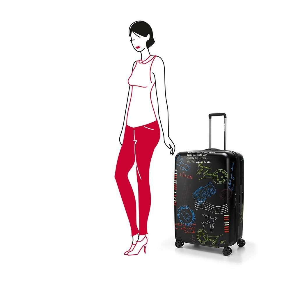 Чемодан 4-х колесный suitcase l (95л)