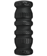 Ролик массажный FA-526, PU, средняя жесткость, 30x10 см, черный