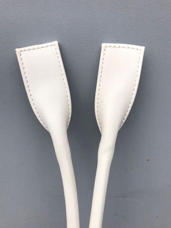 Ручка сумочная круглая широкая 70см (1001), белый матовый