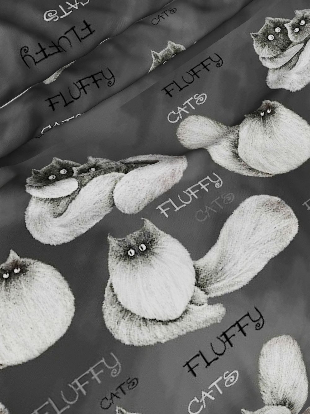 Простынь поплин Сказка "Fluffy" 200x215 см