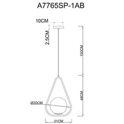 Подвесной светильник Arte Lamp