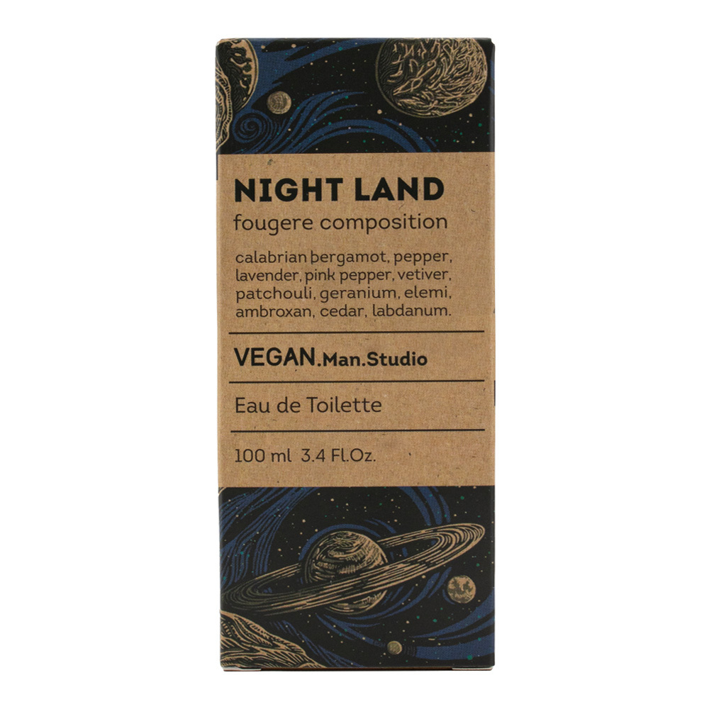 Вода туалетная Vegan Man Studio Night Land (Веган Мэн Студио Найт Лэнд) - 100ml for men