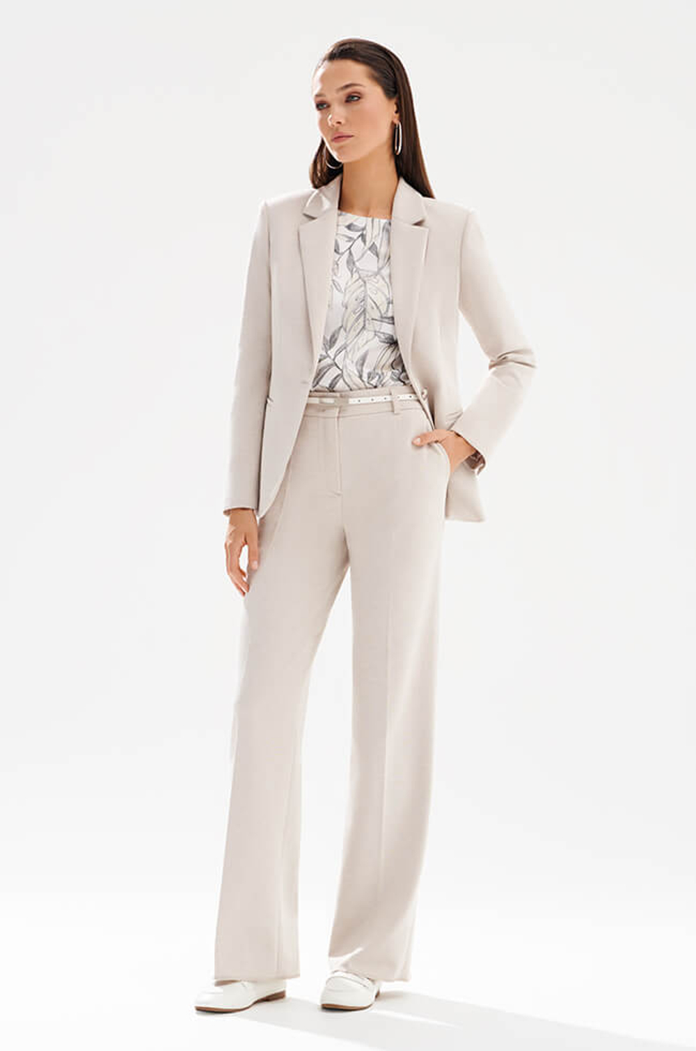 1973 Жакет женский (бежевый меланж)