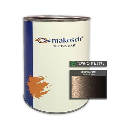 Автоэмаль makosch/MITSUBISHI C17, Базовая эмаль, коричневый, перламутр, 800мл.