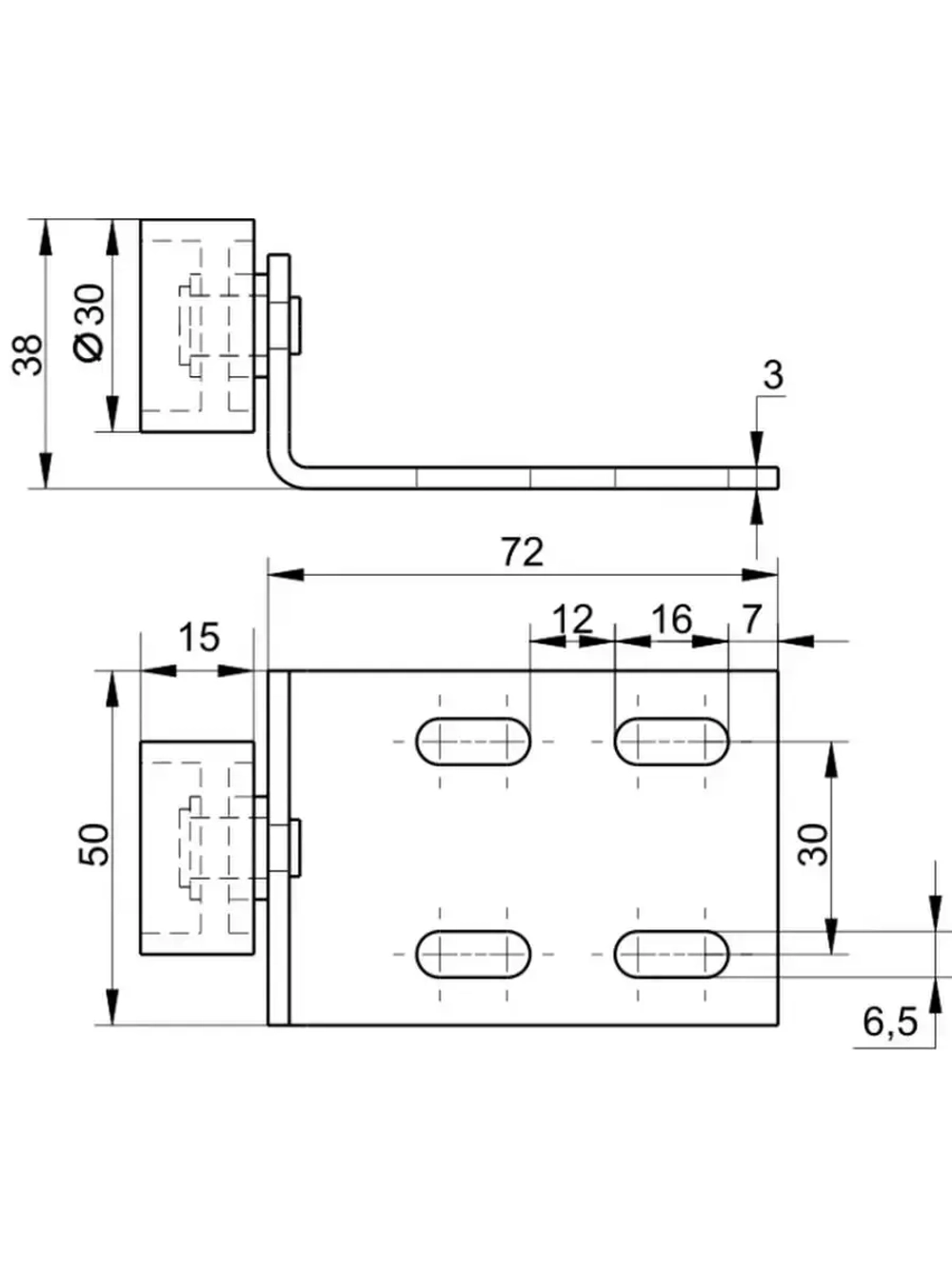 Колесо для мебели ролик для дивана 4 штуки