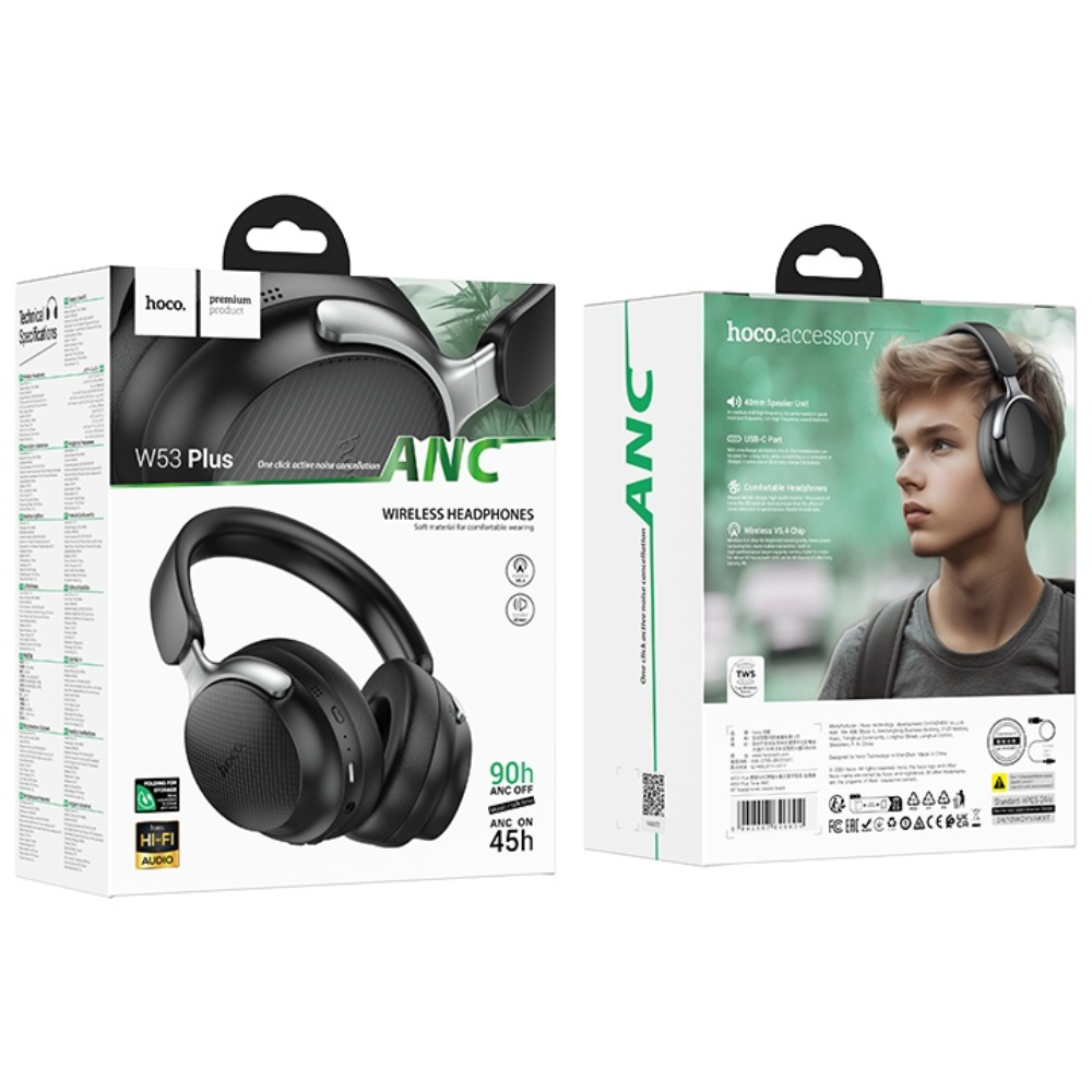 Беспроводные наушники Hoco W53 Plus ANC