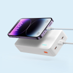 Внешний аккумулятор Baseus Airpow Fast Charge Power Bank C+U 30000mAh 20W - White