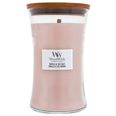WoodWick Vanilla & Sea Salt Vase (vanilla and sea salt) - Scented candle 609.5g