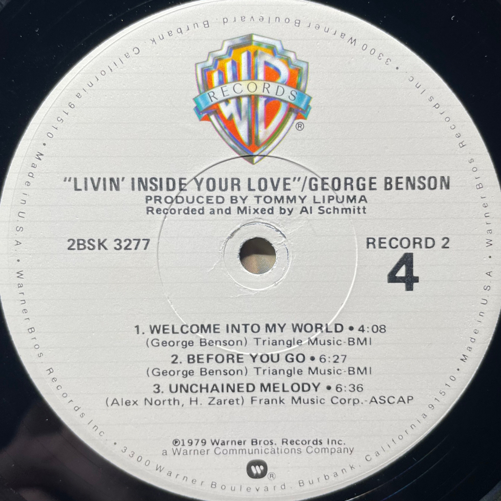 George Benson ‎– Livin' Inside Your Love 2LP (США 1979г.)