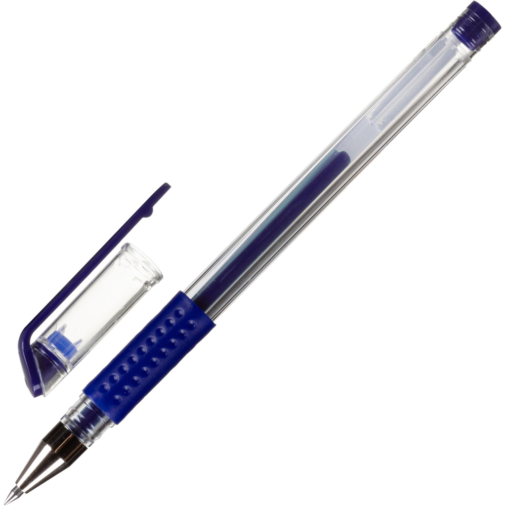 Ручка гелевая неавтомат. Attache Gelios-010 синий стерж 0,5мм 12шт/уп