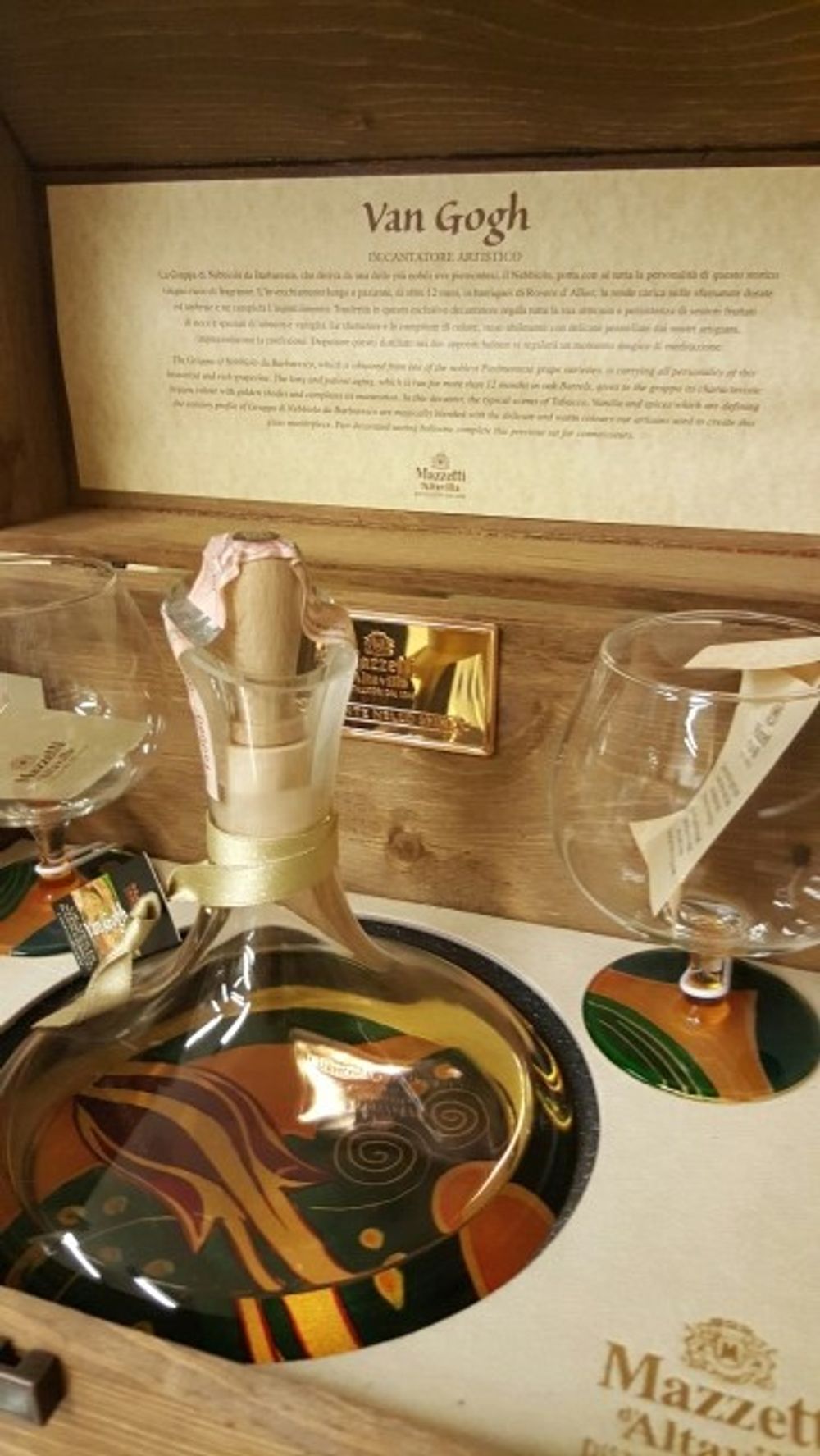 Граппа Маццетти д'Альтавилла Van Gogh 0,7л