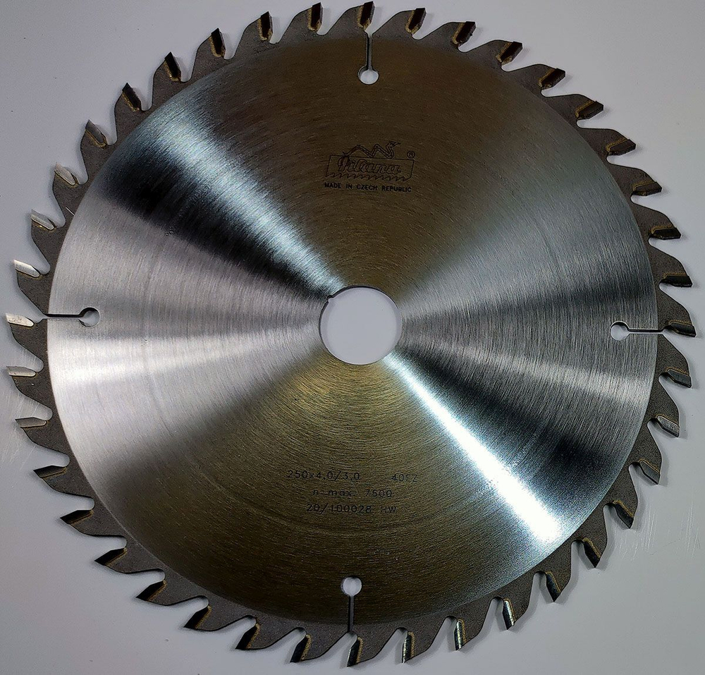 Пила дисковая TCT "Pilana" 250x4.0/3.0x30 z40 92 FZ
