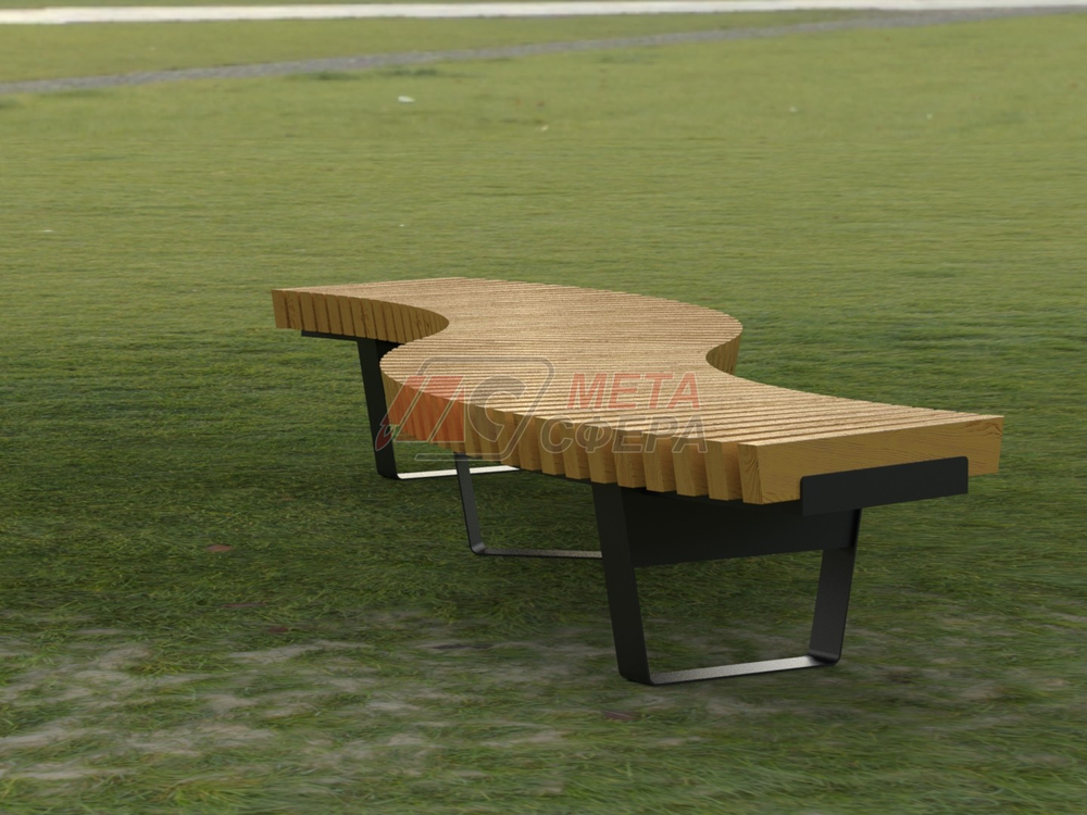 Лавка Rail Road 02 Змейка