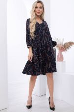 Платье "Анабель" (темно-синее) П7111 LT Collection (Акция)