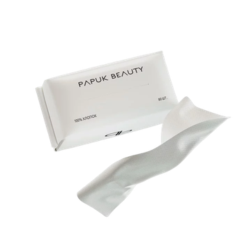PAPUK BEAUTY Одноразовые хлопковые полотенца для лица
