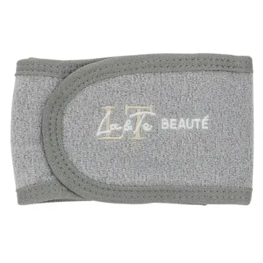 Повязка на голову на липучке (серая) La and Te beaute gumgray1