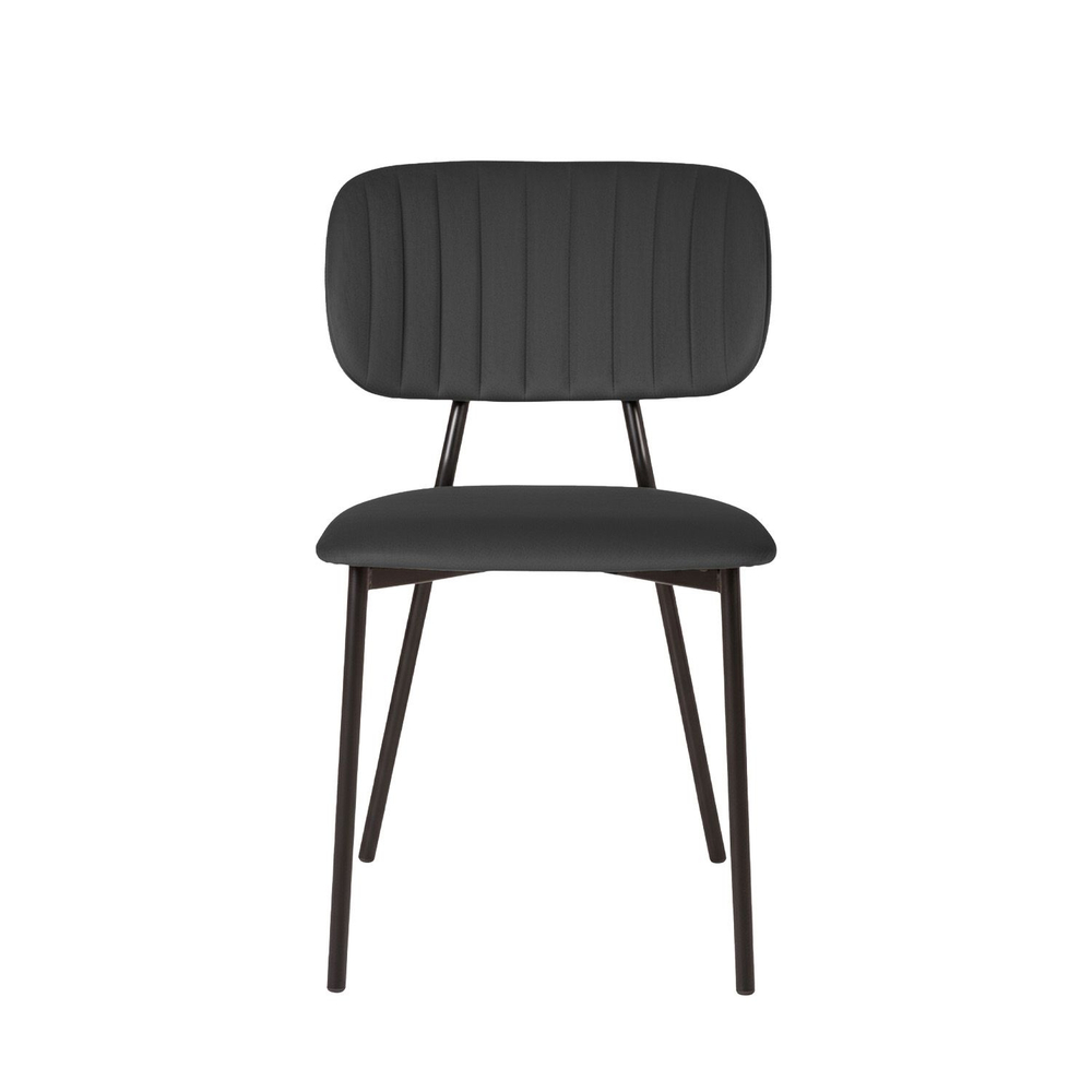 Стул Frost, бархат антрацит 14