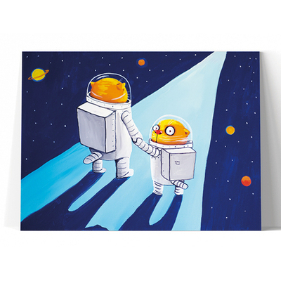 В космическую даль