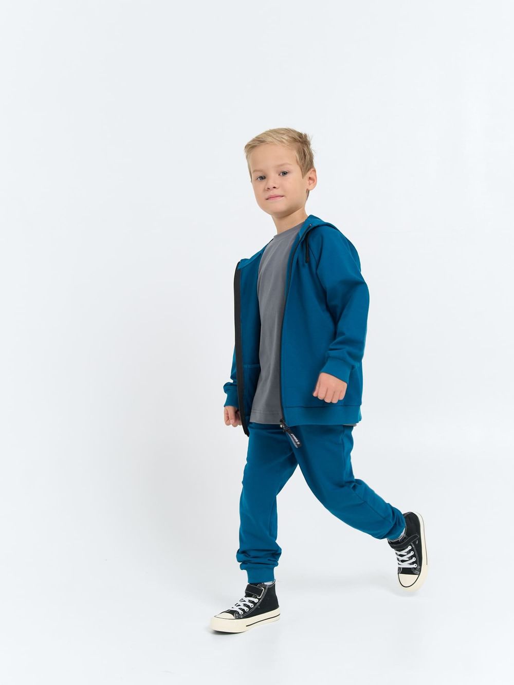 Джоггеры облегченные "Петроль" с карманами