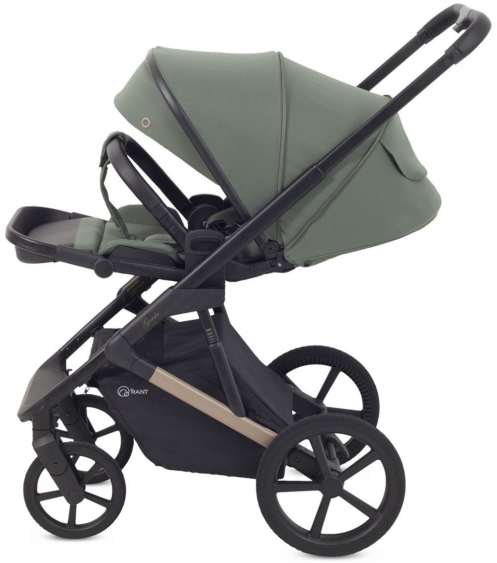Детская коляска Rant Garda 3 в 1 с автокреслом Cruise Grey Olive
