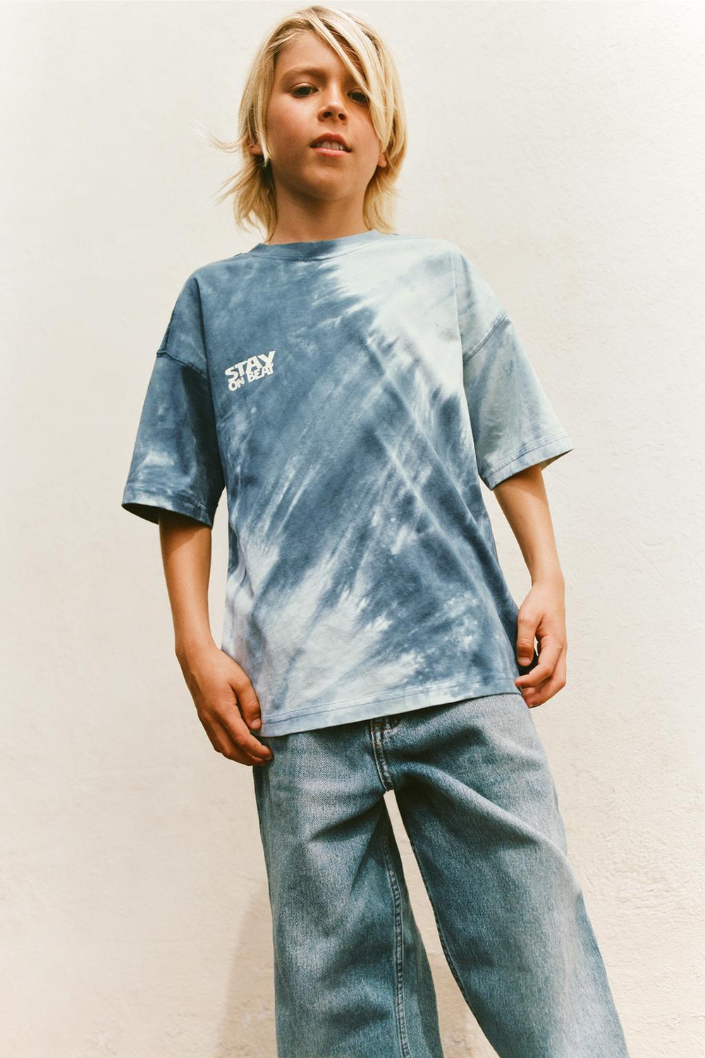 Футболка с принтом tie-dye