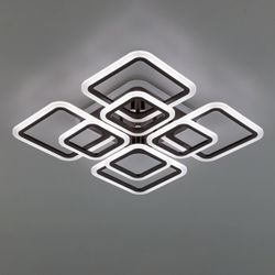 Citilux Марсель Смарт CL232A185E RGB Умная люстра Чёрная