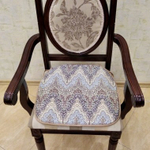 Сиденье из ткани на стул "ДВ. ФАНТАЗИЯ" дизайн: 58/1, размер 43*43см, Россия.