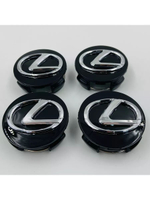 Колпачки заглушки на литые диски с эмблемой Lexus 62 мм 4 шт