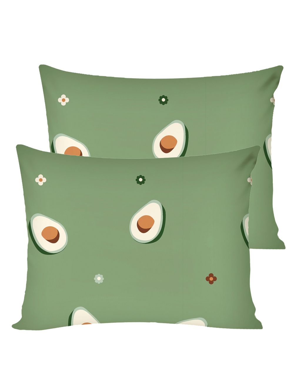 Постельное белье Полисатин Мечта "Avocado" семейное Наволочка 50х70 см 2 шт Простынь на резинке 160x200 см Пододеяльник 145x215 см 2шт