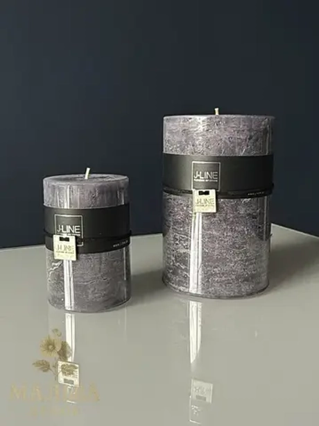 Свеча декоративная "Гранит" 10х15 см средняя