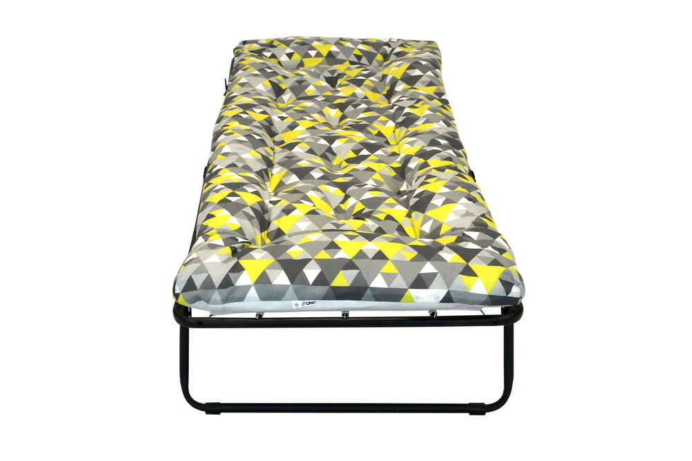 Кровать раскладная Селена-2 мягкая крошка гофрокартон (аналог Стефании с88) арт.с1677 (цвет ткани разноцветный рис.ромб (1 шт. в уп.)